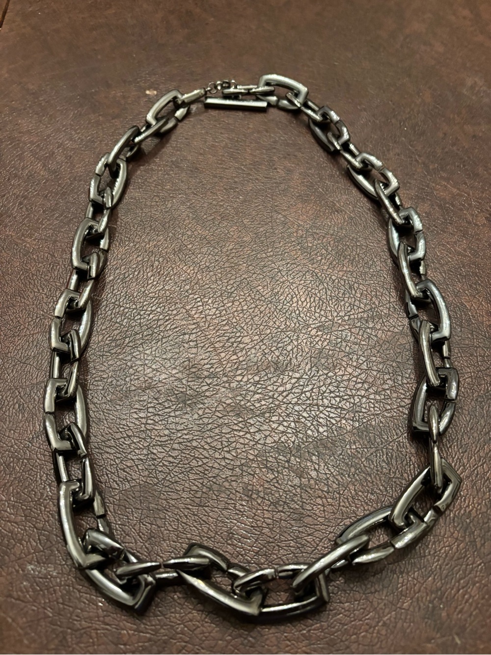 Men's Gunmetal Link Chain Necklace - Contemporary Accessory Vince Camuto